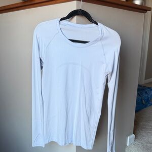 Lululemon Light Blue Swiftly Tech Long Sleeve